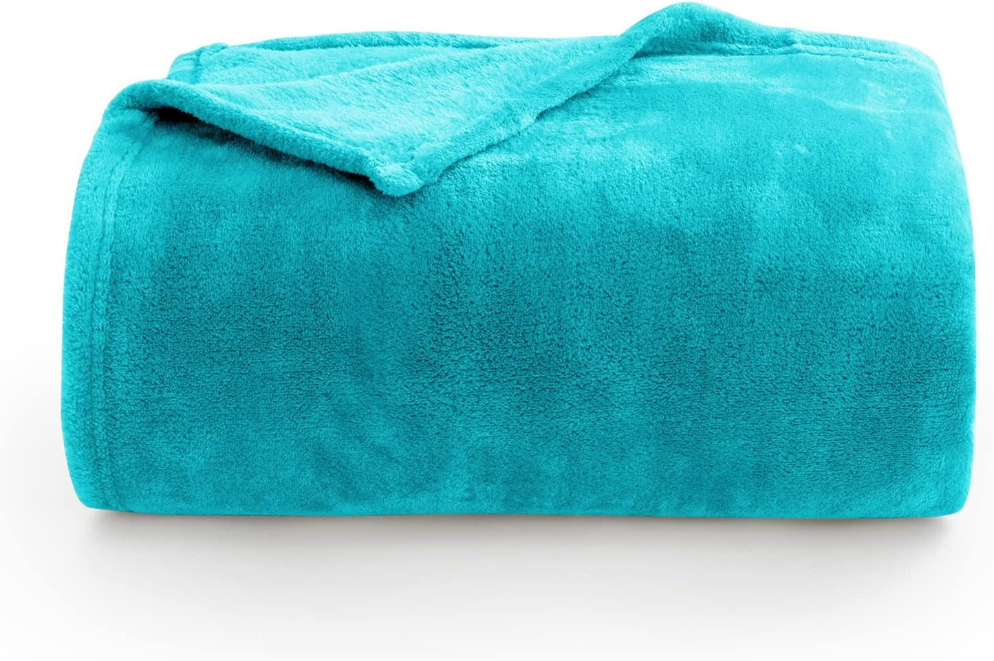 Fleece Blankets Queen Size Teal Throw Blankets for Bed, Luxury Plush Cozy Fuzzy Blanket 90X90 Inches, Super Soft Warm Lightweight Throw Blanket All Seasons Suitable