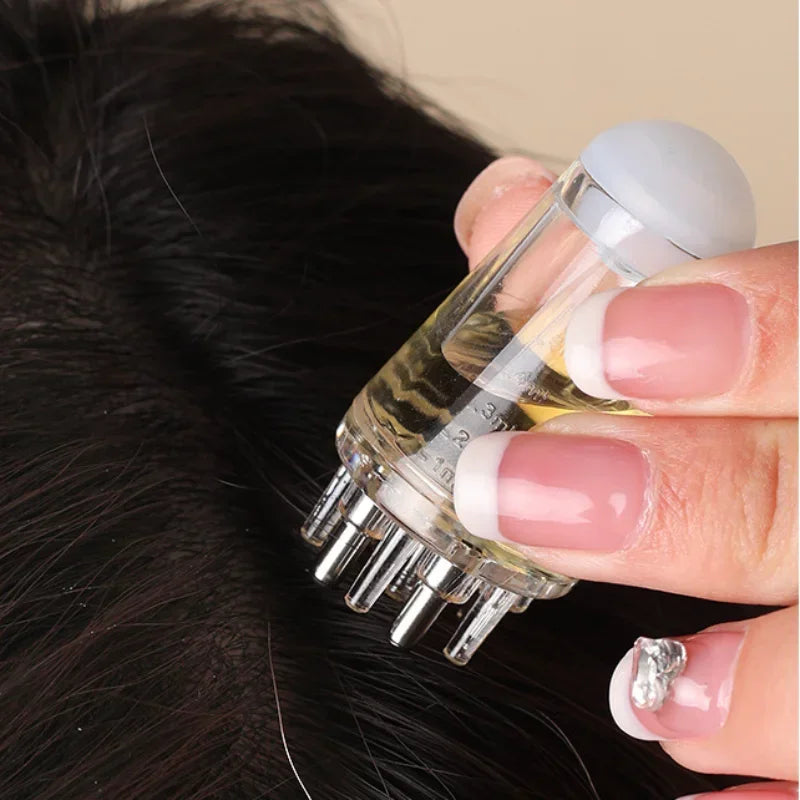 Scalp Applicator Liquid Comb Portable Mini Massage Comb Essential Oil Liquid Guiding Massager anti Hair Loss Scalp Care Tools