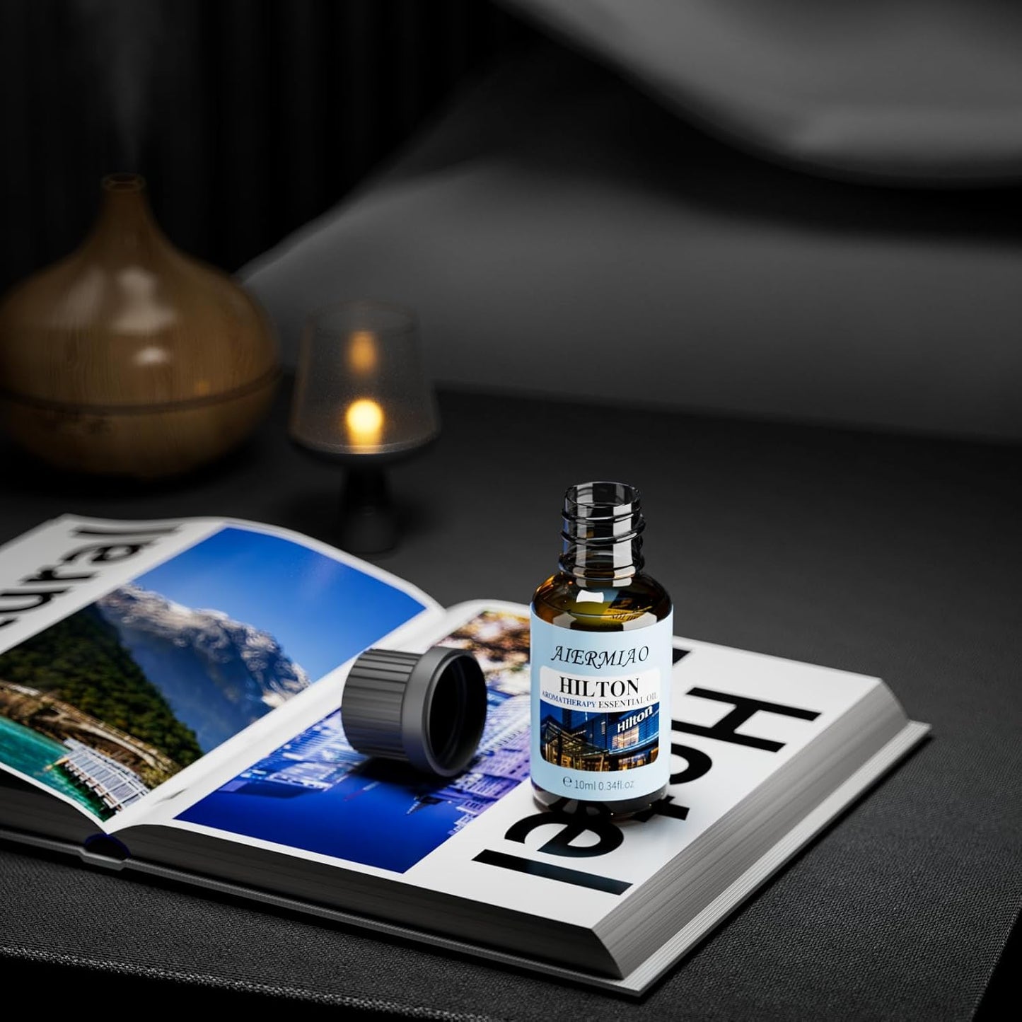 Essential Oils Set - 6 X 10ML Conceptual Scent Aromatherapy Essential Oils Gift Set for Bedroom, Office, Car and Cabinet