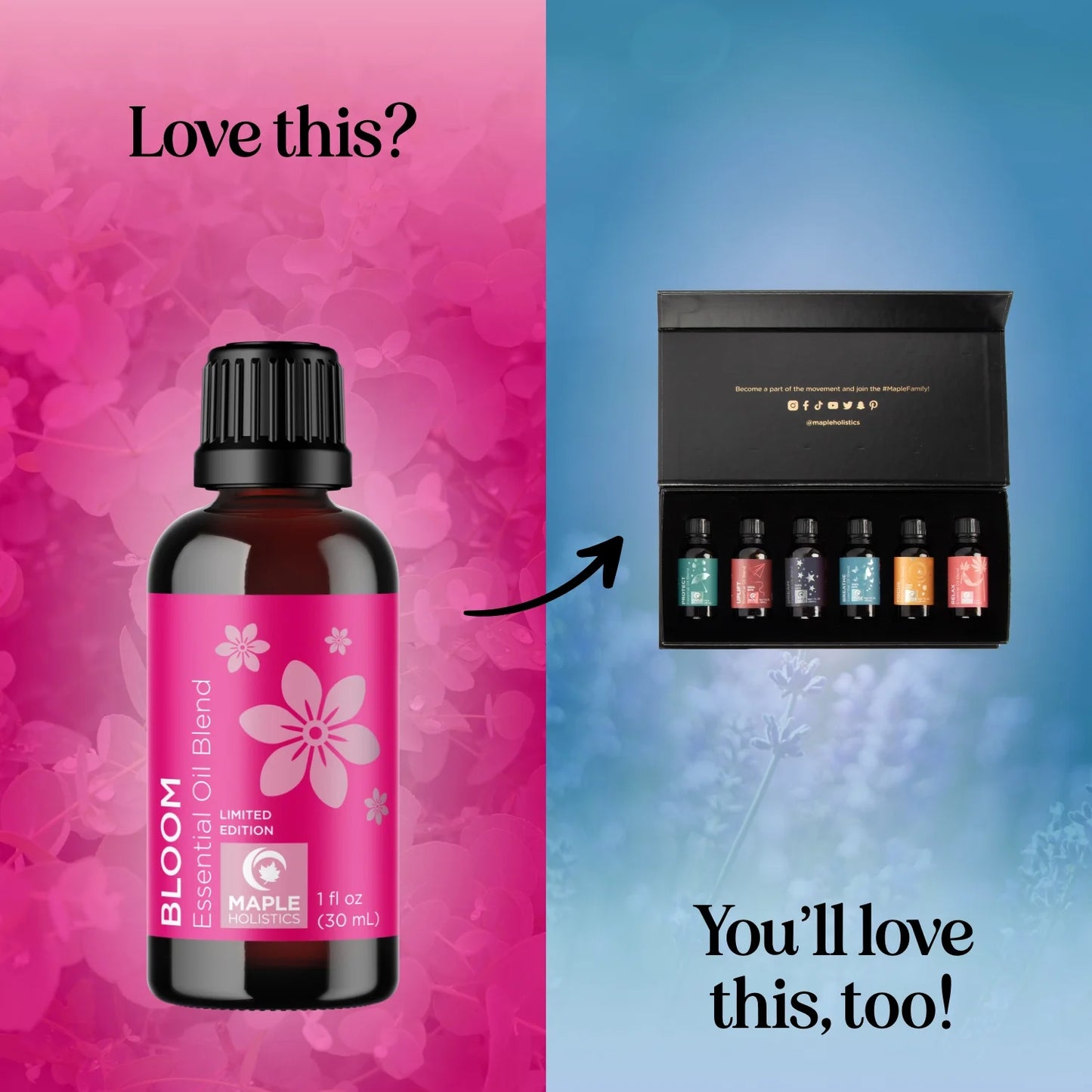 Bloom Floral Essential Oil Blend Diffuser Fragrance & Aromatherapy Oils, 1 Fl Oz