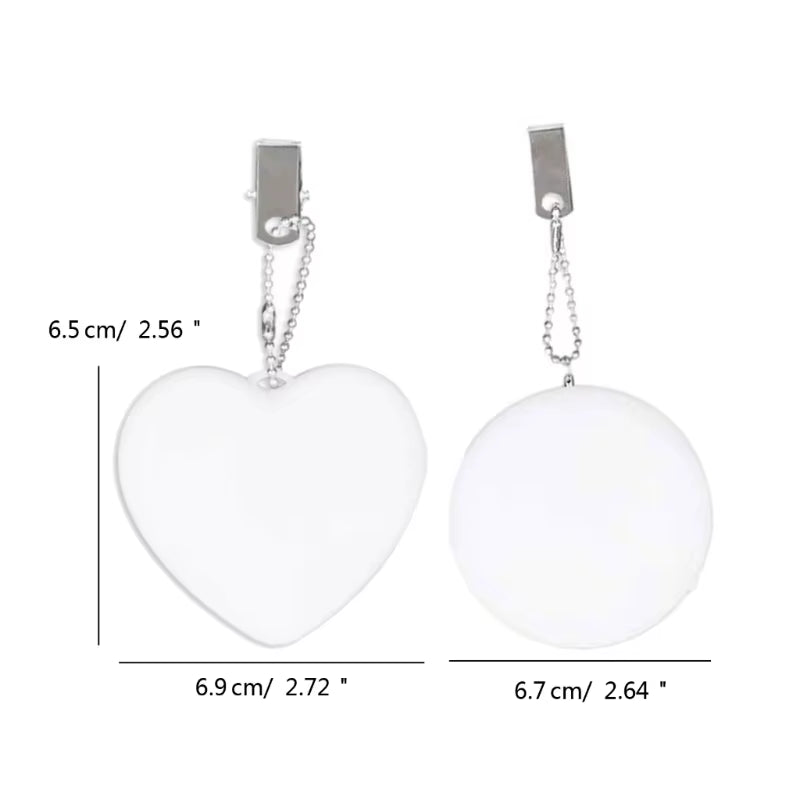 Purse Heart LED Light Handbag Lamp Automatic Motion Activated Purse Heart Shaped Light for Women Bah Purse Charm