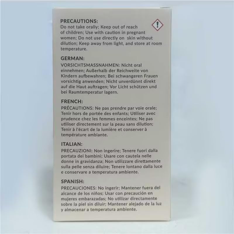 Vanilla Essential Oil for Relaxation in the Home Office Living Room, Add to Diffuser Candle Soap - 4 Fl Oz
