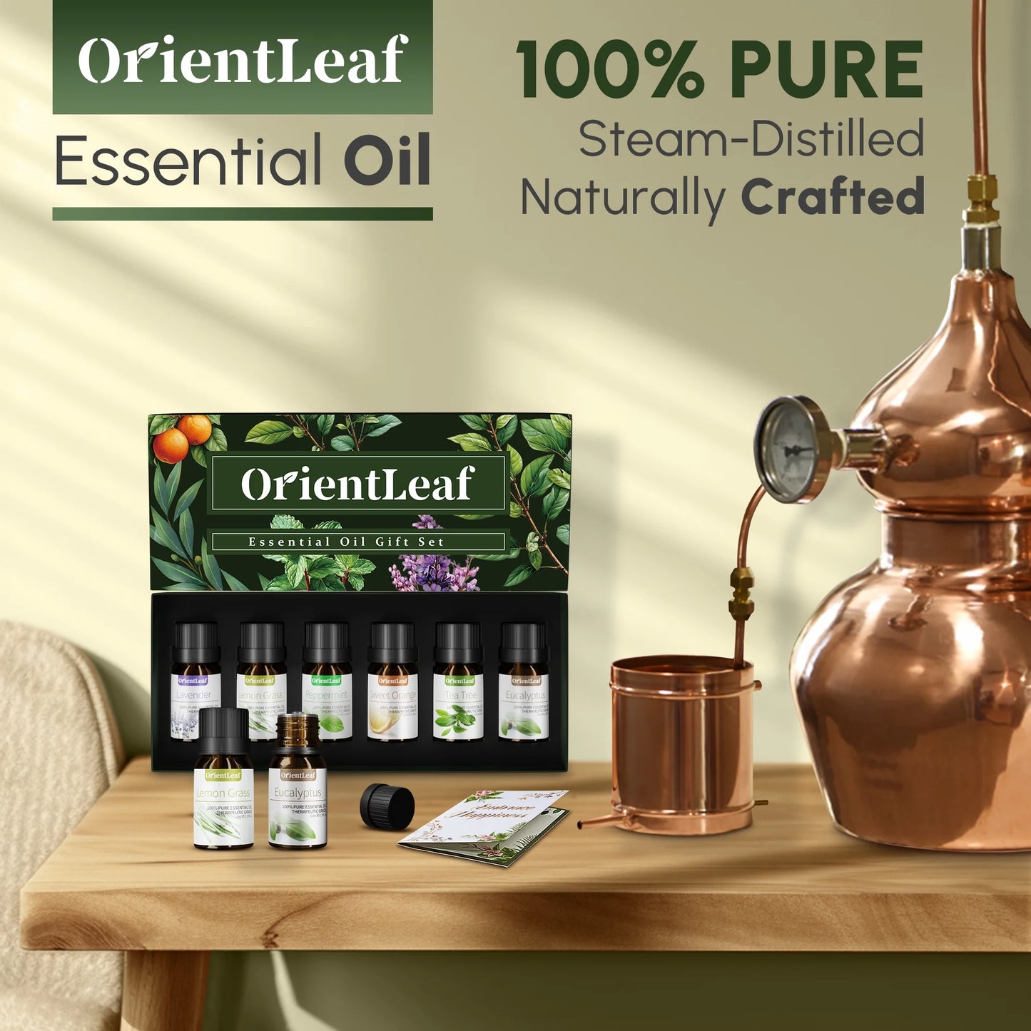 100% Pure Essential Oils Set, Aromatherapy Blended Scents Variety Essential Oils Gift Set for Diffusers, Massage, Sleep, Perfect Mother'S Day Gifts for Her