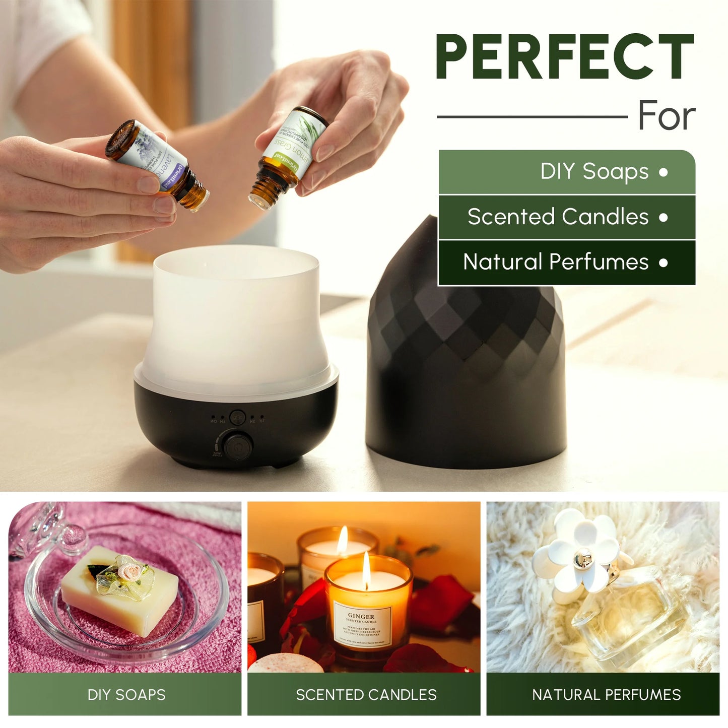 100% Pure Essential Oils Set, Aromatherapy Blended Scents Variety Essential Oils Gift Set for Diffusers, Massage, Sleep, Perfect Mother'S Day Gifts for Her
