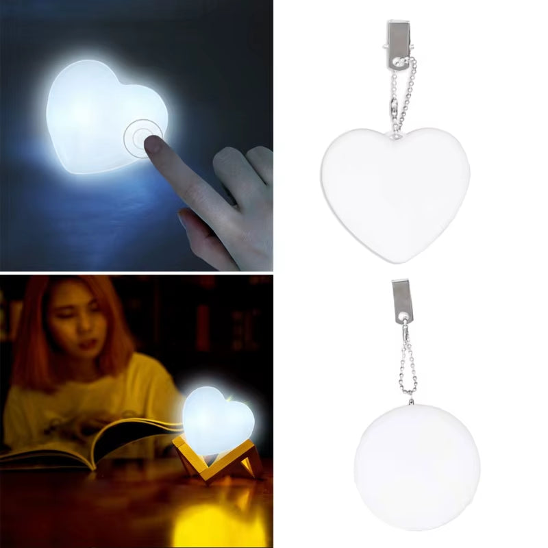 Purse Heart LED Light Handbag Lamp Automatic Motion Activated Purse Heart Shaped Light for Women Bah Purse Charm