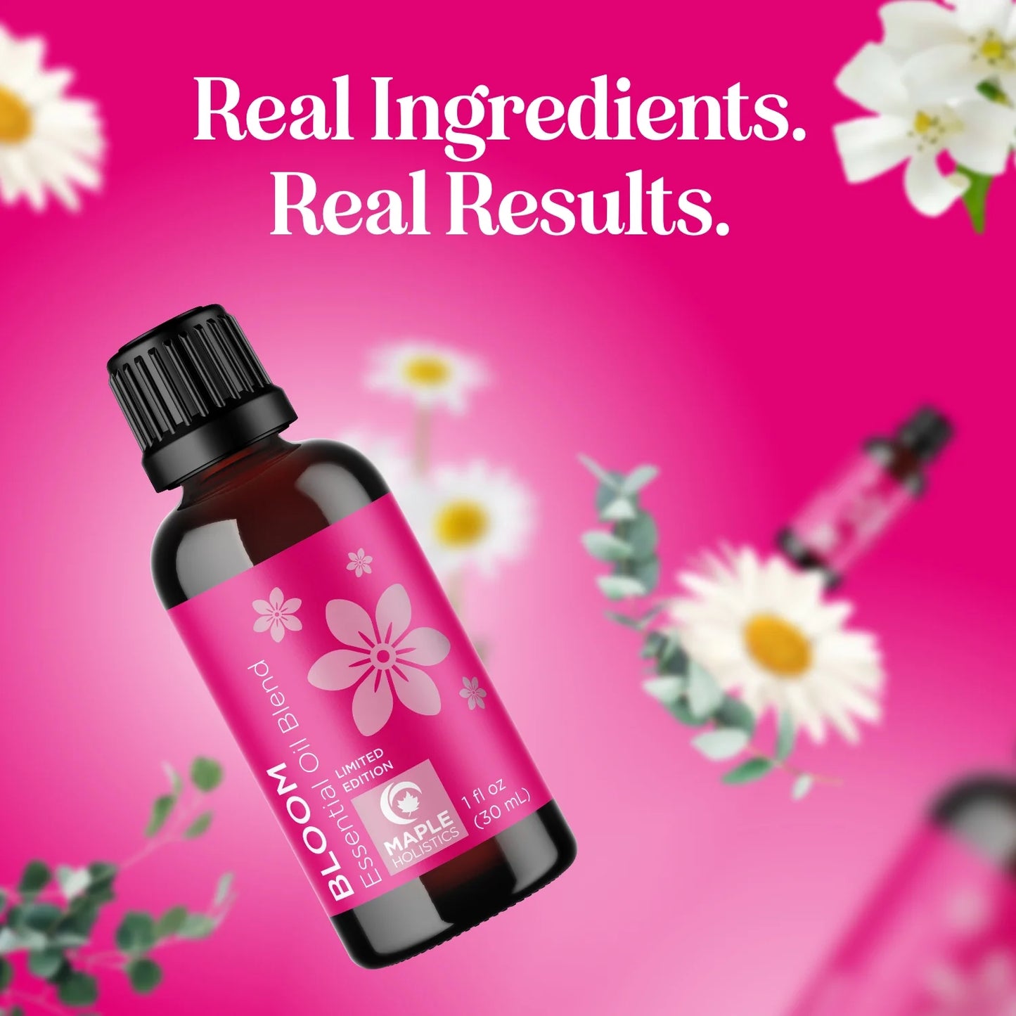 Bloom Floral Essential Oil Blend Diffuser Fragrance & Aromatherapy Oils, 1 Fl Oz