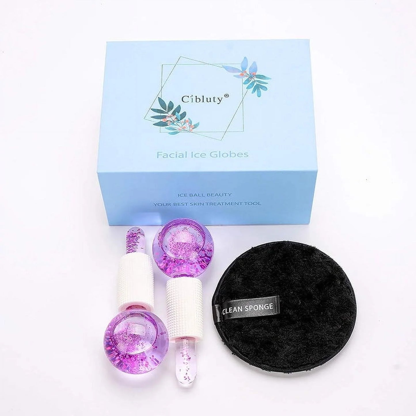 Sticks - Facial Balloon with Golden Essence, 2 Cooling Balloons for Hot or Cold Skin Massagers, Facial Balloon for Skin Care Routine