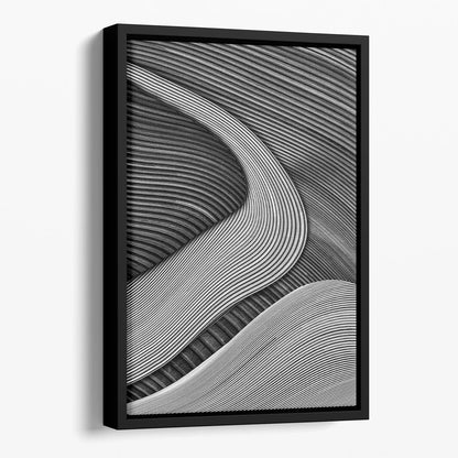 The Wood Project Iii - Zen Garden Floating Framed Canvas