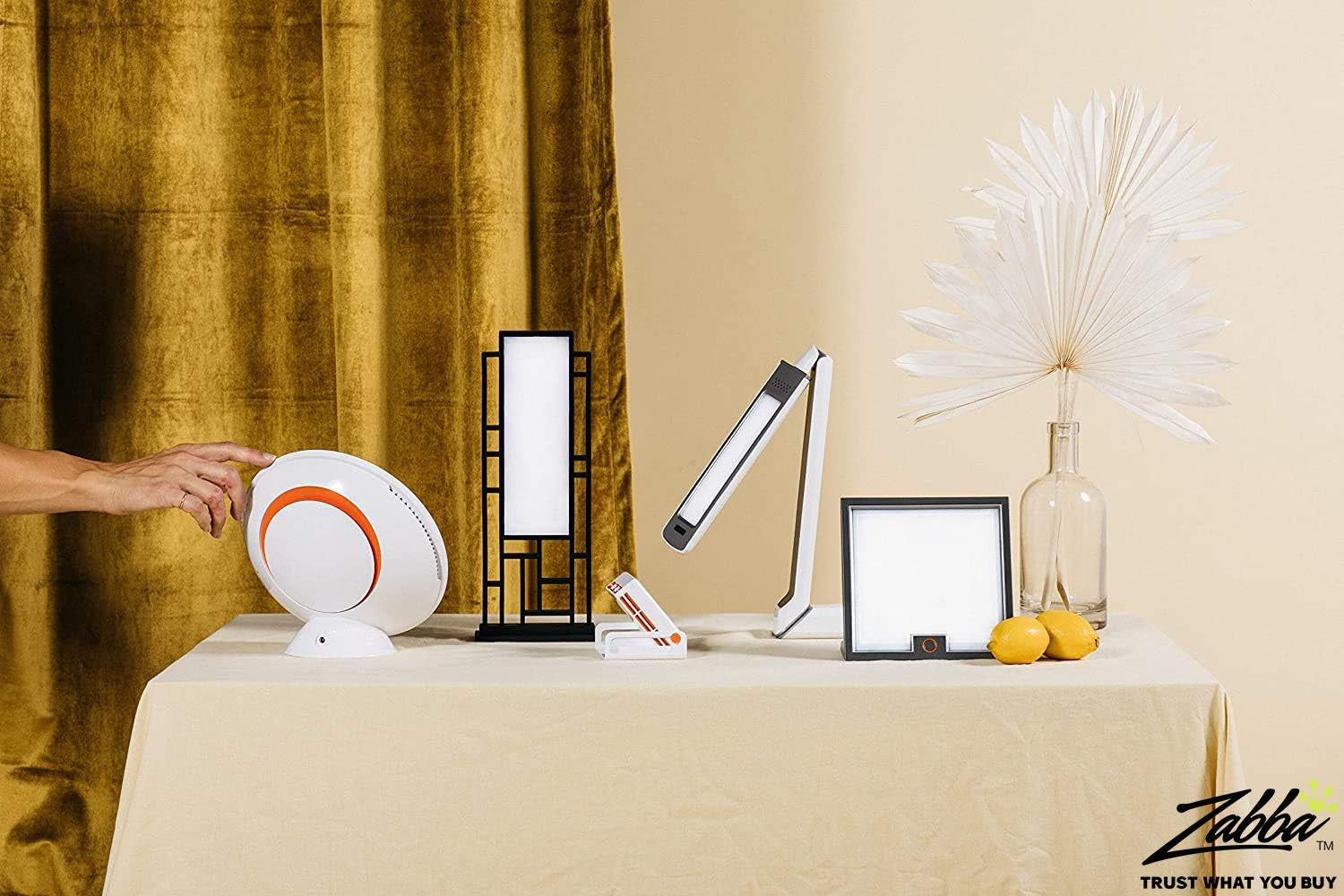 Lampu Light Therapy Lamp | as Seen on Shark Tank | 10,000 Lux Full Spectrum Uv-Free Light | Boost Mood, Improve Sleep, Increase Energy & Enhance Focus