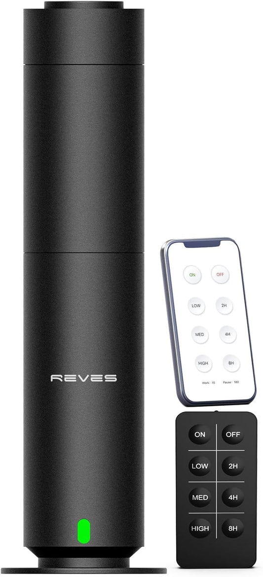Hotel Diffuser Machine-Scent Air Machine for Home-Diffusers for Home-Waterless Essential Oil Diffusers-Studio Scent Diffuser-Large Room-Cold Air-Office Fragrance-App Remote Control - Black