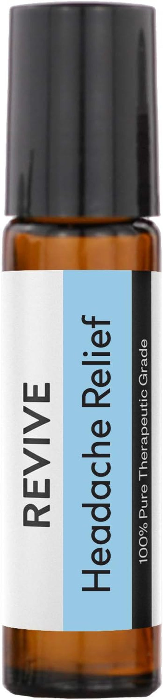 Headache Relief Essential Oil Roll-On by  - 100% Pure Therapeutic Grade, for Diffuser, Humidifier, Massage, Aromatherapy, Skin & Hair Care