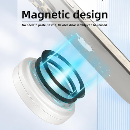 LED Tri-Color Adjustable Cosmetic Mirror, Foldable Portable Travel Cosmetic Mirror, Dimmable Touch Screen,
