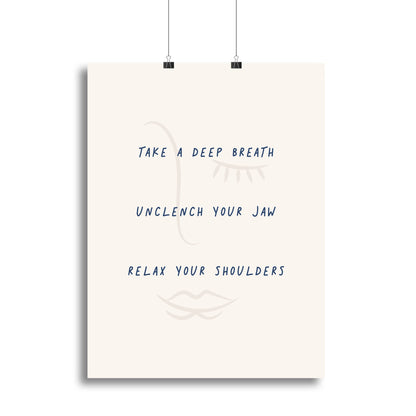 Relax Canvas Print or Poster