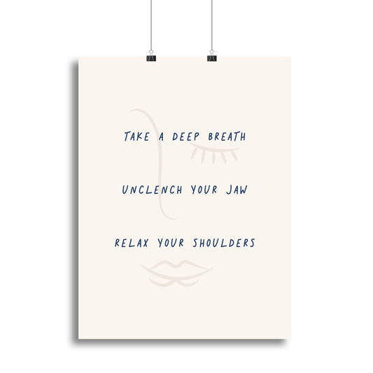 Relax Canvas Print or Poster