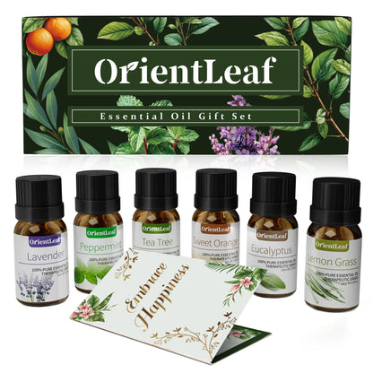 100% Pure Essential Oils Set, Aromatherapy Blended Scents Variety Essential Oils Gift Set for Diffusers, Massage, Sleep, Perfect Mother'S Day Gifts for Her